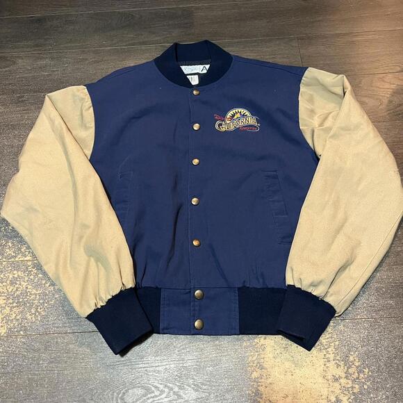 Vintage Disney California Adventure Staff Varsity Jacket 90s XXSmall - Picture 2 of 5